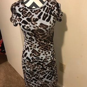 Leopard print dress